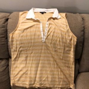 Lands End Pima Cotton Sleeveless T Sz L